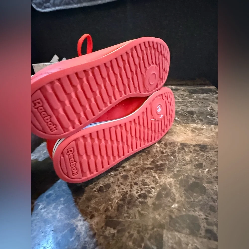 Reebok. Princess Lifestyle Sneaker. Red/White/Black. Size 6.
